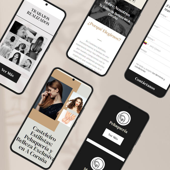 Casteleiro Estilistas Website Creation